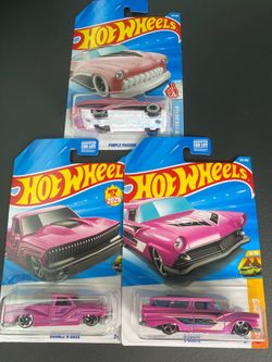 💕Low rider truck 51 mercury and Pink Nomad Hot wheels 💕