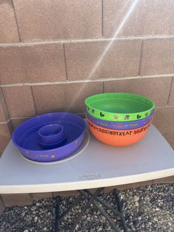 Chip And Dip Bowl And Three Candy Bowls