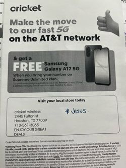 Free Samsung A17