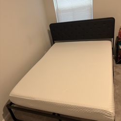 Full Size Mattress And Metal Bed Frame