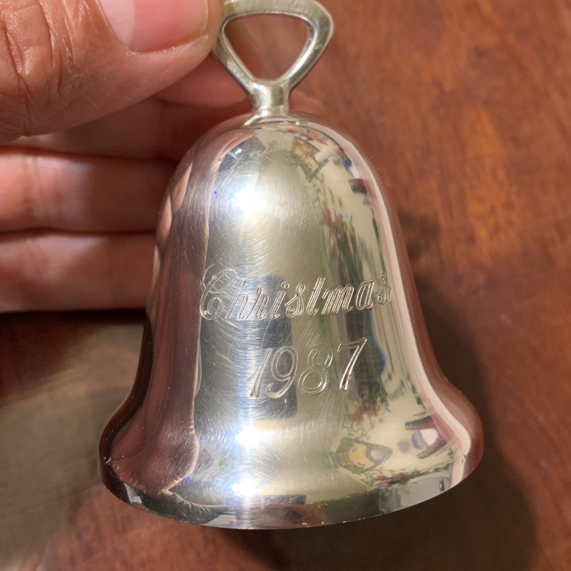 Silverplate Reed & Barton Vintage Christmas Bell 1987