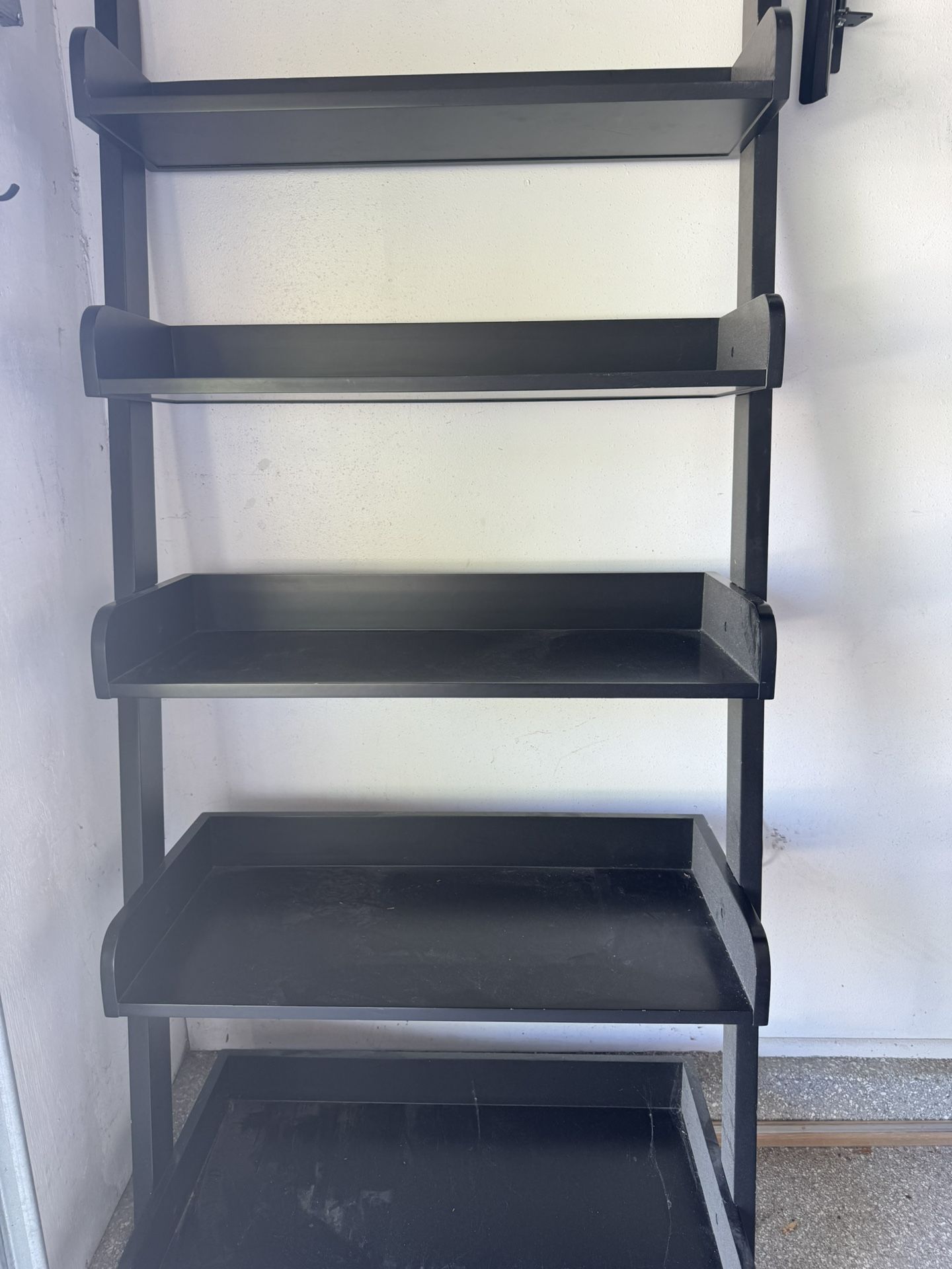 Tall Black Shelves