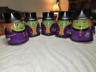 Halloween Decoratuve Cannisters.