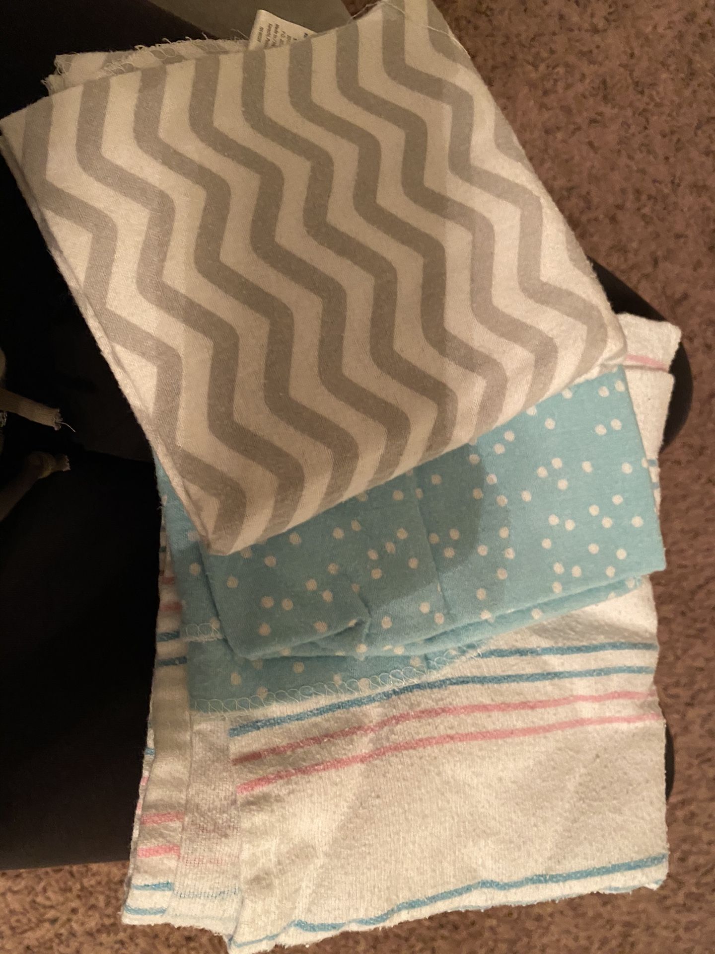 Baby blankets plus diaper holder