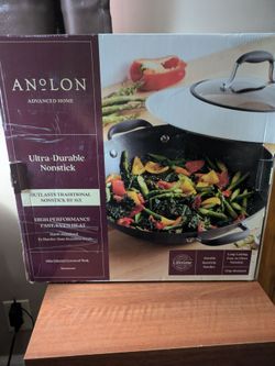 Anolon Advanced Home 14-Inch Covered Wok