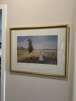 Monet La Promenade painting