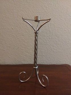 Silver candelabra 12in tall