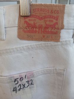 Levis 501 Jeans 42x32