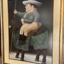 BOTERO FRAMED ART PÓSTER