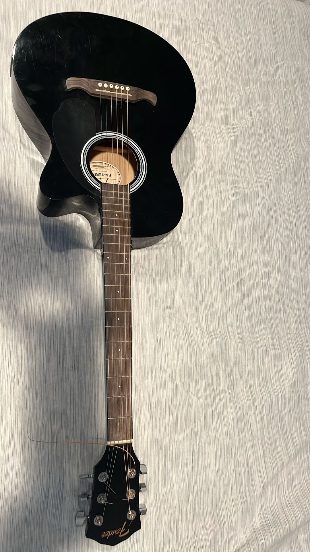 Fender acoustic electric guitar