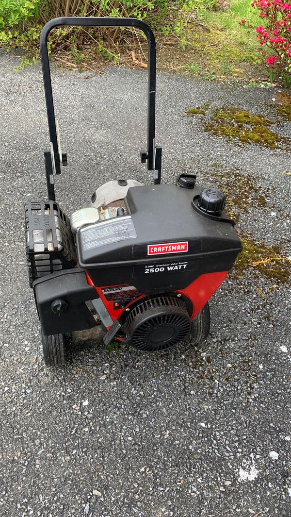 Craftsman 2500 Watt Generator 6.0HP for Sale in Allentown, PA OfferUp