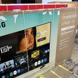 75”SAMSUNG AI 4K SMART  