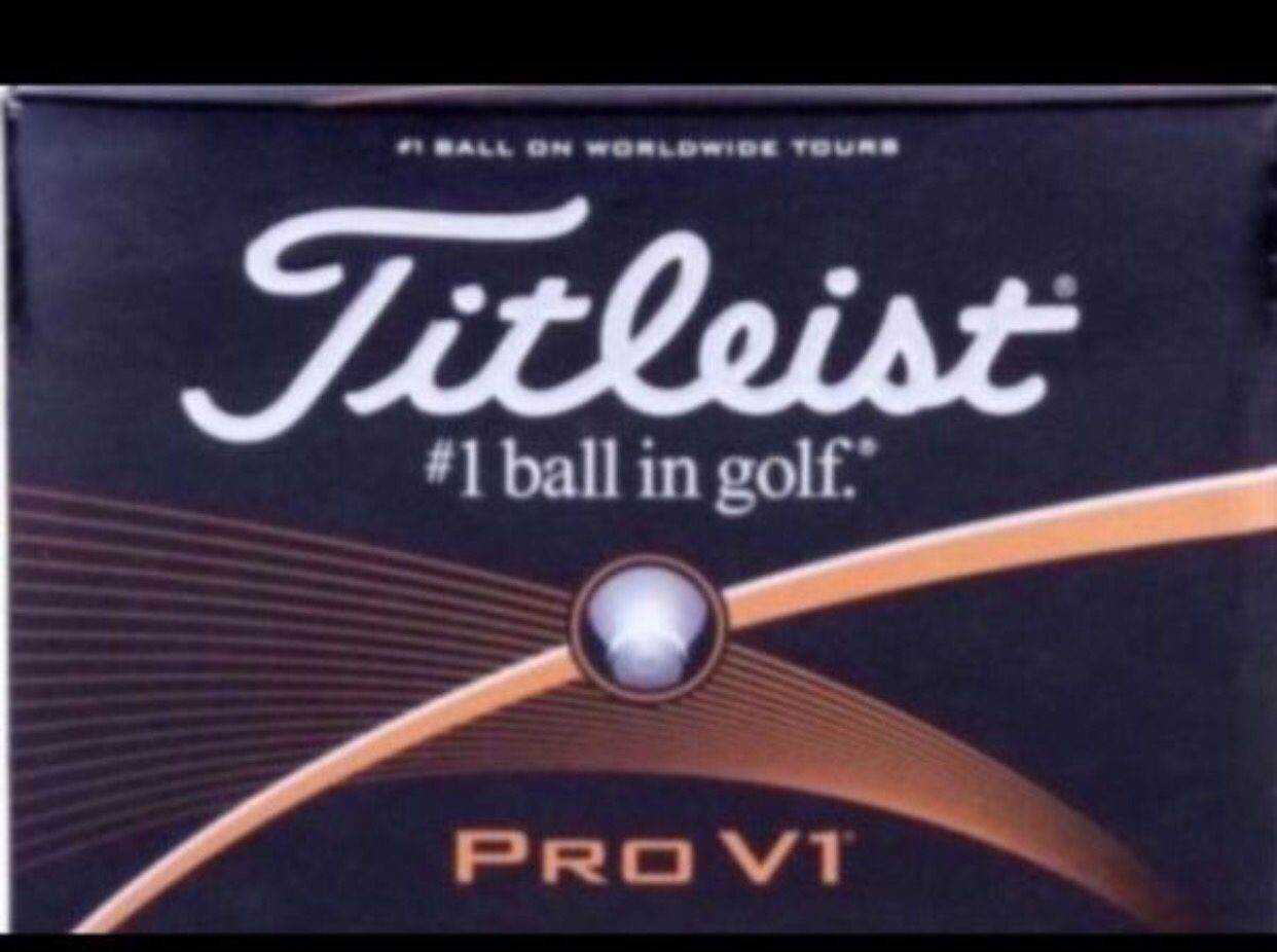 Brand new Titleist Pro V1 set of 12 golf balls never opened $35 Firm