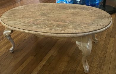 Solid wood coffee table