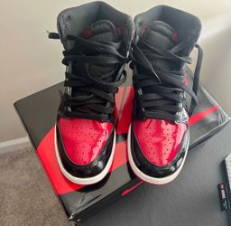 Air Jordan 1 Retro High Patent Bred 6Y