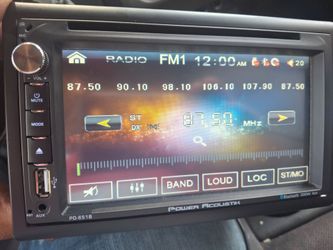 STEREO POWER ACOUSTIK AUX USB BLUETOOTH GOOD CONDICIÓN ABLO ESPAÑOL