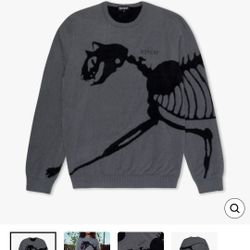 RIPNDIP FOSSIL MOHAIR KNIT SWEATER (CHARCOAL) 100% NYLON Size SMALL BRAND NEW!!!