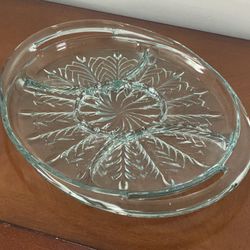 Divided Dish (starlight Blue Jeannette)