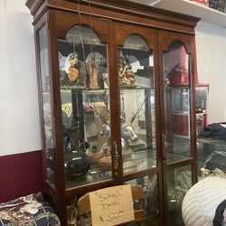 Wooden Glass Display Case 