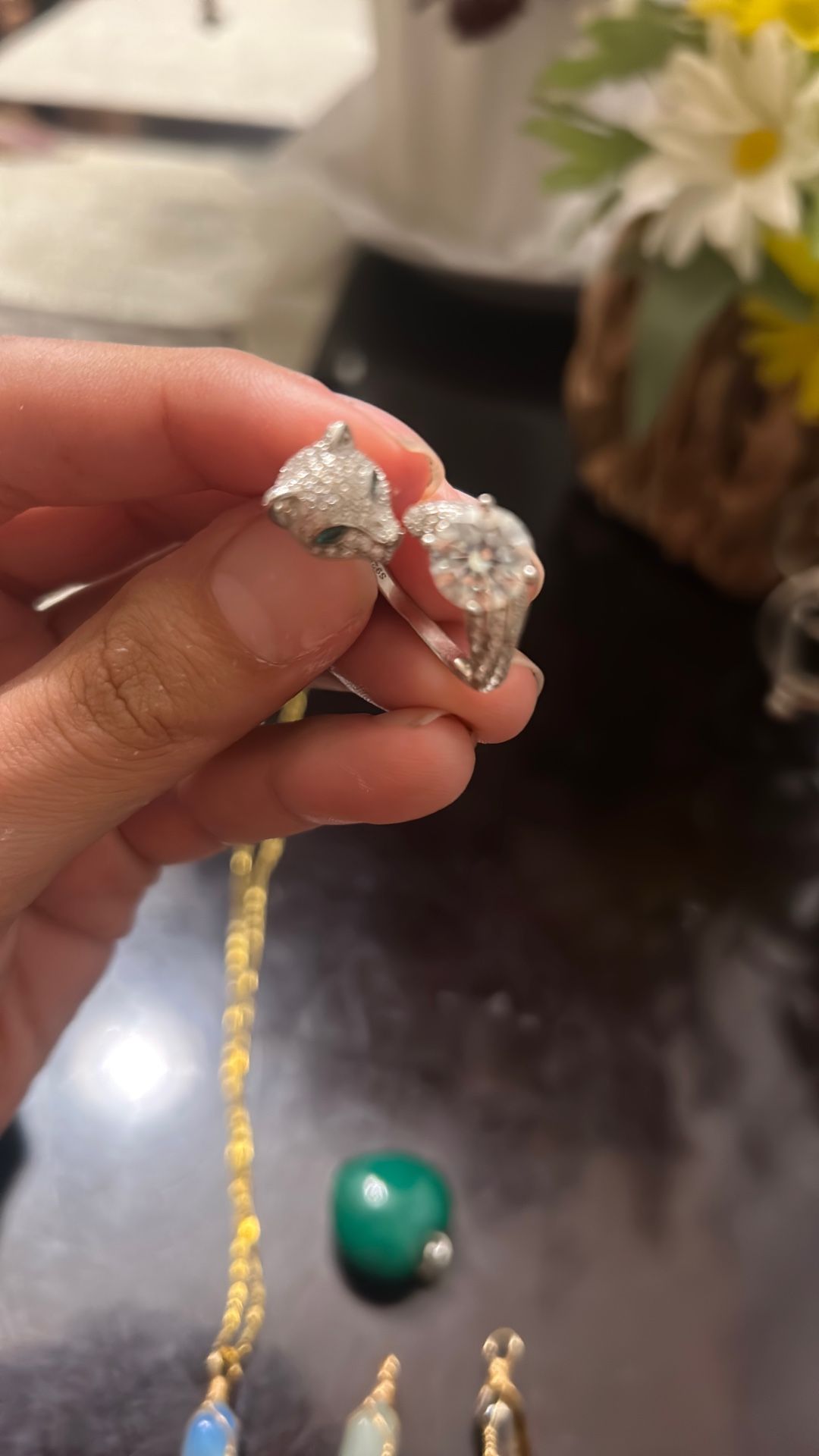 Mosoinite Ring Collection 