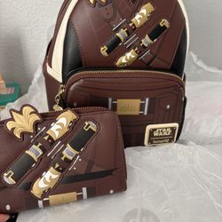 Loungefly Star Wars High Republic Keeve Trennis Cosplay Mini Backpack & Wallet Set