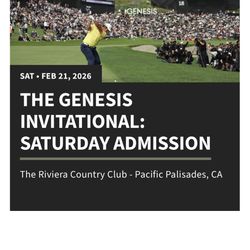 Genesis invitation GA Saturday