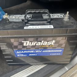 Not Used Duralast Gold Battery marine/SUV