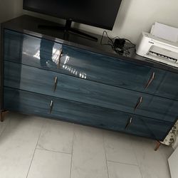 Moving sale- Dining table, Queen Bedroom set, Sectional Couch, Desk, Glass table