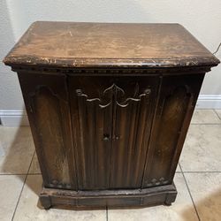 Antique Radio Cabinet 1930 Edison R7