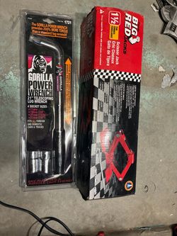 Gorilla Power Wrench & Torin Big Red Scissor Jack