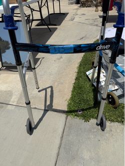 Walker, Knee Scooter, Crutches, and Cane