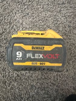 Dewalt flexvolt 9ah battery!