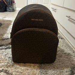 Michael Kors Abbey Large Logo Backpack