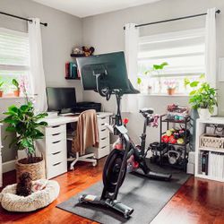 Peloton And dumbbells For Sale