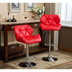 Brand new Nice red set of bar stools