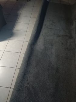 Carpet...Grey ..pretty thick short shag..Compfy 7'x10' like new!