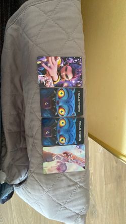 K-pop demon hunters Anime Art Collectible Cards Set of 4