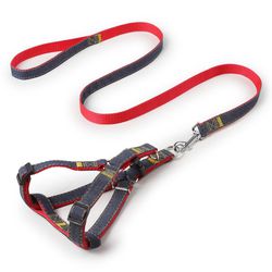 Dog Harness Collar Leash Set 