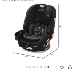 Brand New: Graco Grows4Me 4-in-1 Car Seat, Convertible Infant to Toddler Car Seat and Booster. 