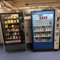 Snack & Drink Vending Machines – Credit Card Capable – Perfect Working Condition – Business Opportunity