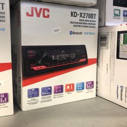 Jvc Kd-x270bt On Sale Today! Only 120 Bucks! 