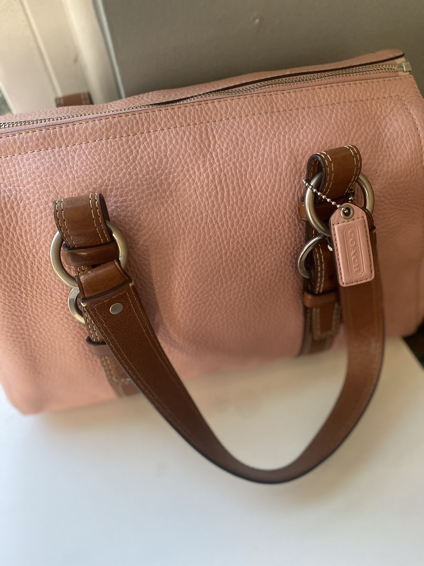 Pink Coach Handbag