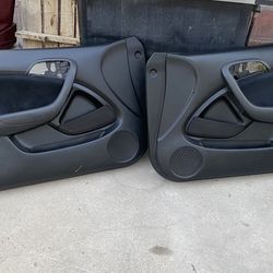 Acura Rsx Dc5 Type S / Base Door Panels Black Suede