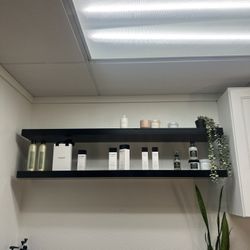 Black shelves 