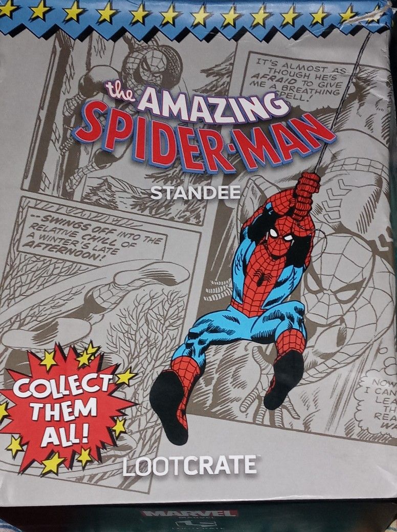 Loot Crate Exclusive-"The Amazing Spiderman" Standee Collectible Action Figure (NIB)