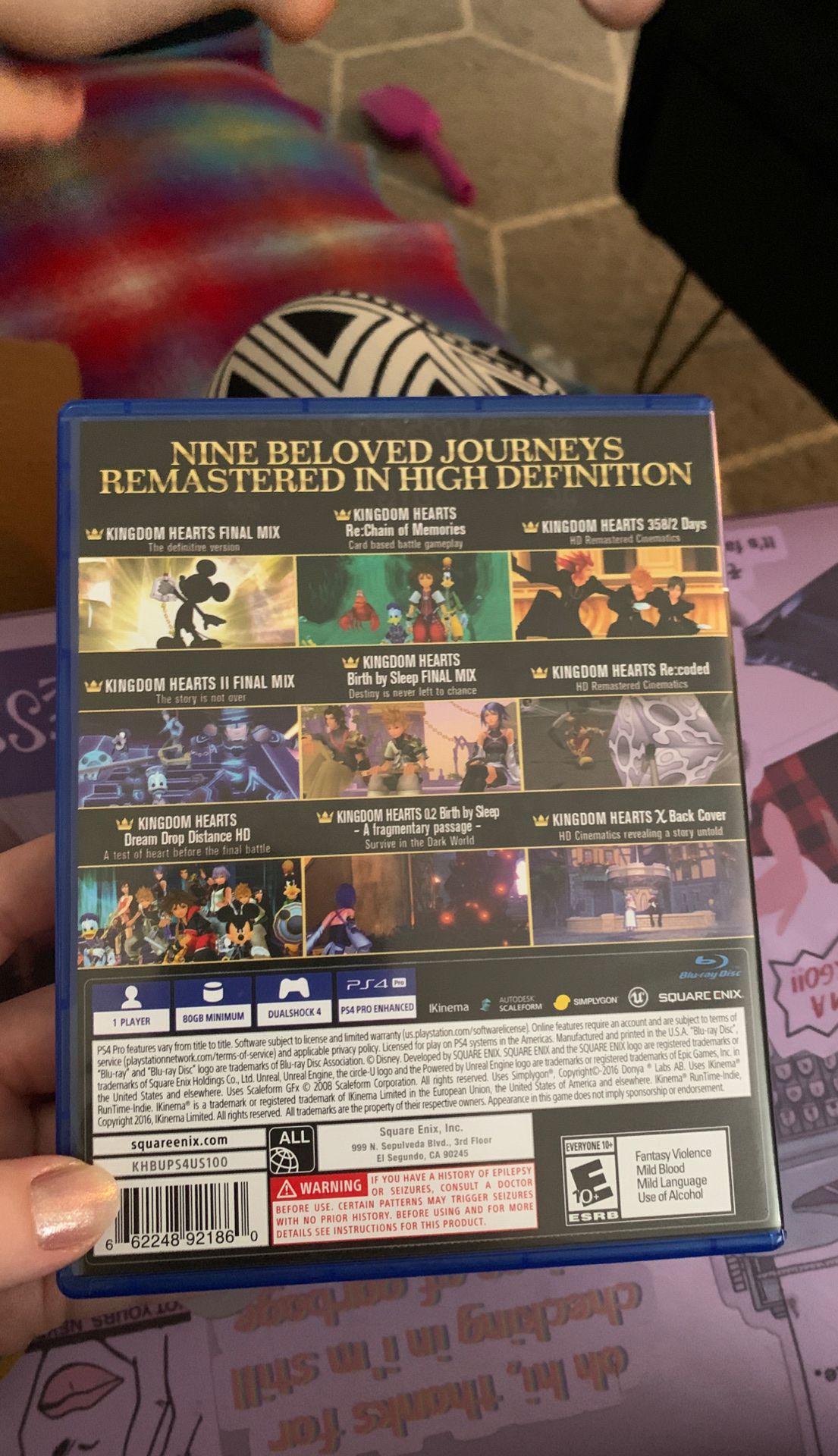 Kingdom Hearts Collection PS4 REMASTERED