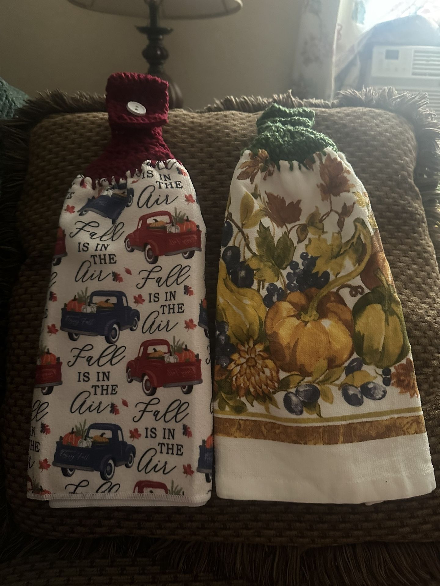 Handmade Fall Towels On Full Towels