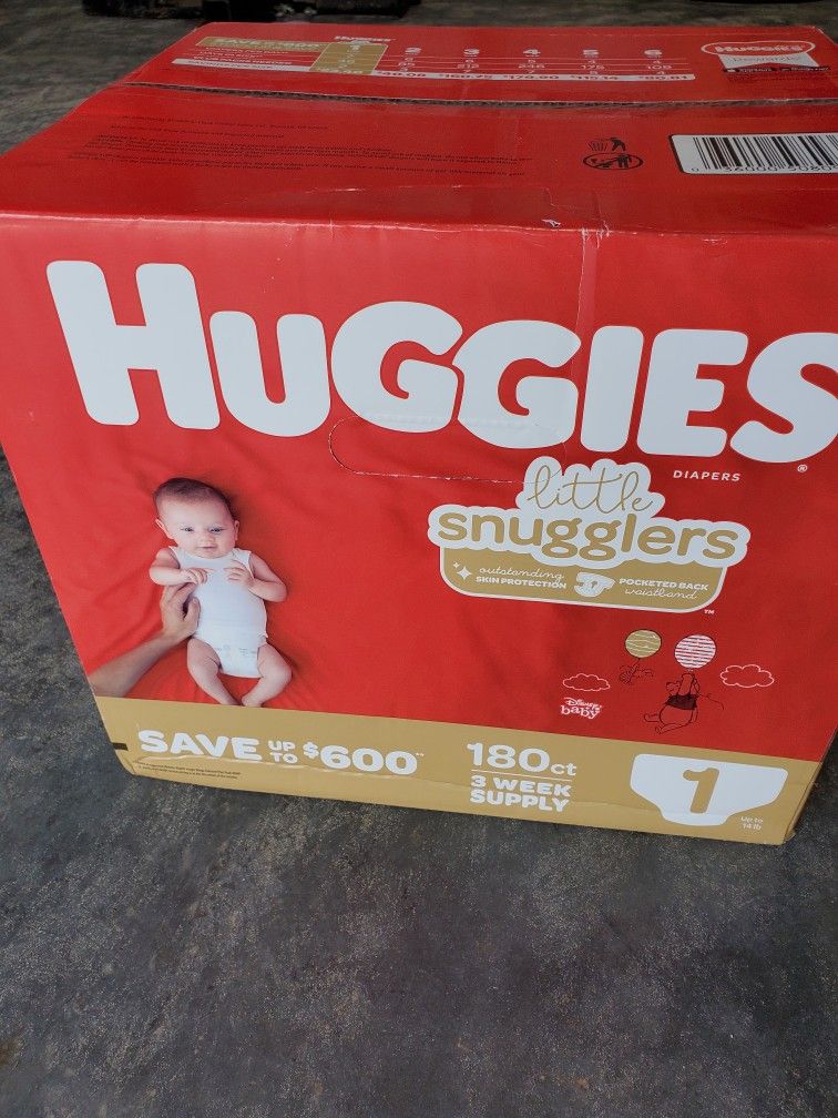 Diapers / Pampers - Number 1 Size - Brand New Sealed Unopened