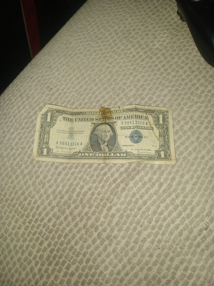 Blue Note Dollar Bill 1957 Series B