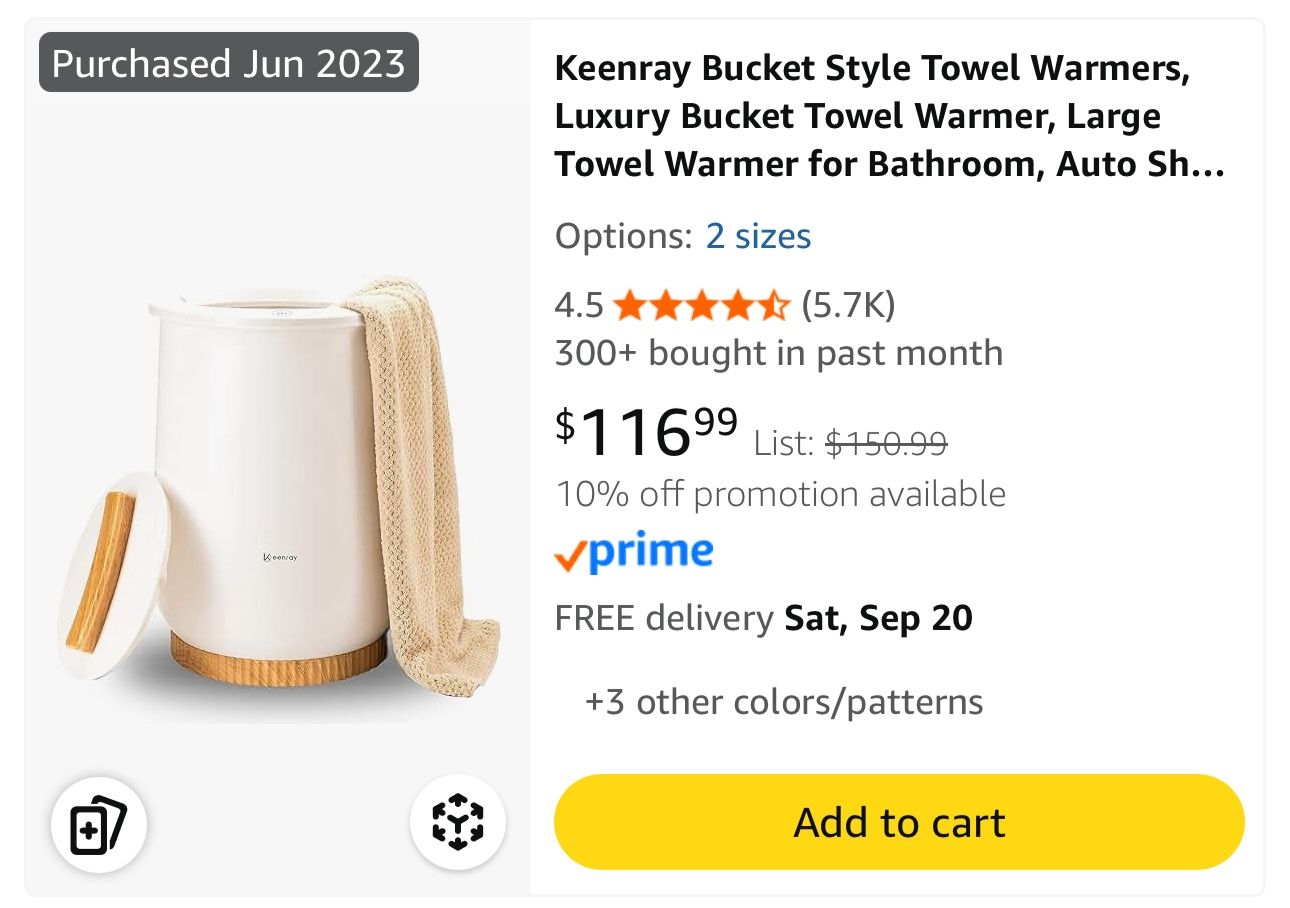 Brand New Towel Warmer